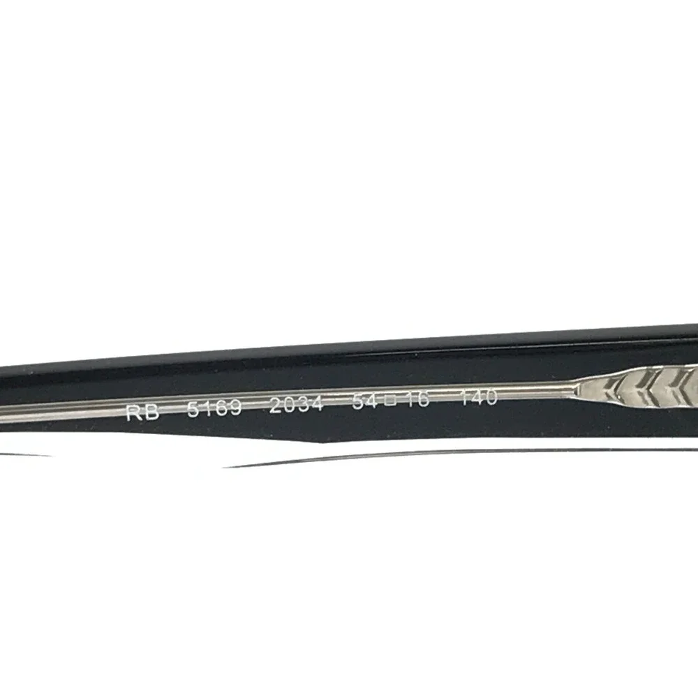 Ray-Ban Eyeglasses Frames RB5169 2034 Polished Black on Clear Full Rim 54-16-140